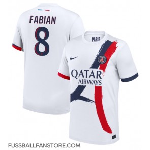 Paris Saint-Germain Fabian Ruiz #8 Replik Auswärtstrikot 2024-25 Kurzarm